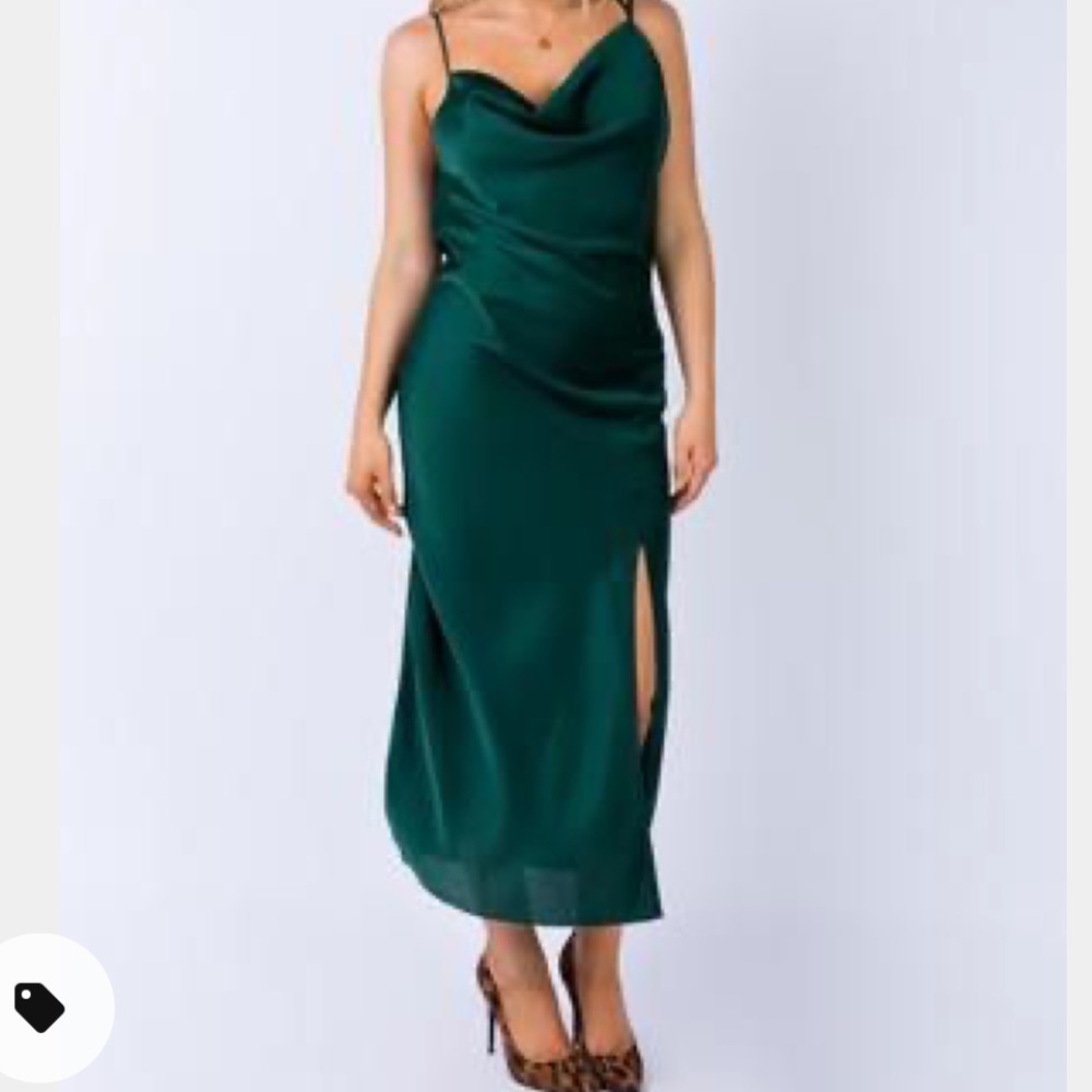 Princess Polly Cowl neck midi dress